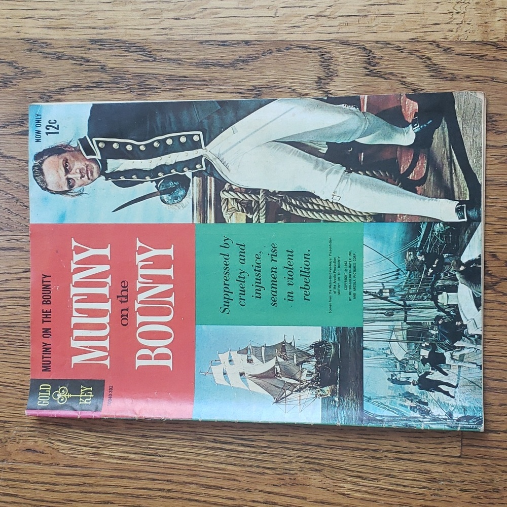 Vintage 60s Mutiny On The Bounty Gold Key Comics Comic Book